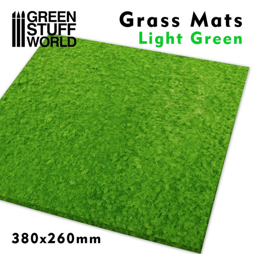 Grass Mat 380x260mm - Light Green (4mm)