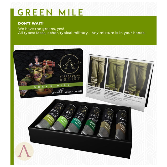 Scale75 - Smooth Acrylic Paints - Green Mile  SSAR-007
