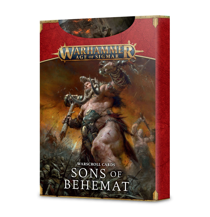 Warscroll Cards: Sons of Behemat (3rd Edition)