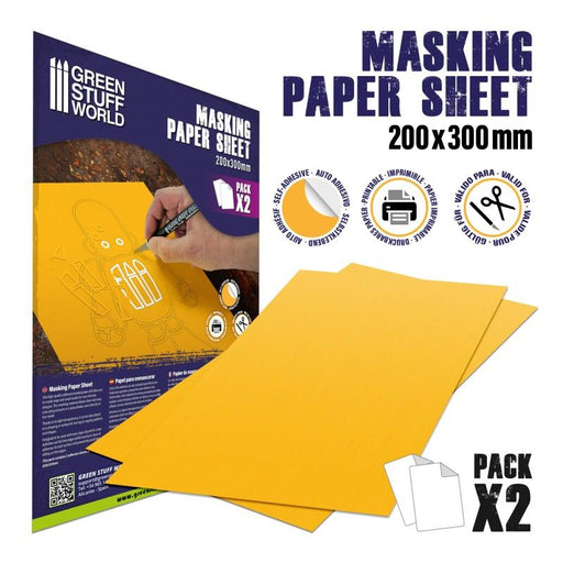 Masking Paper Sheets x 2