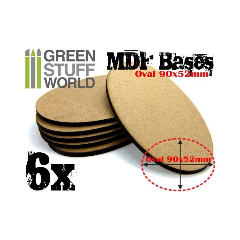 MDF Bases - AOS Oval 90x52mm