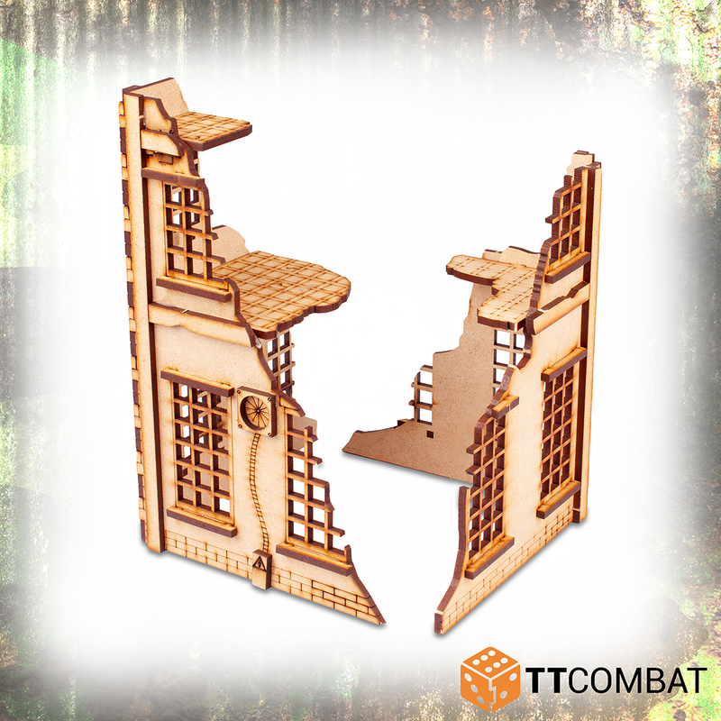 TTCombat - RUINED OFFICES, 28MM