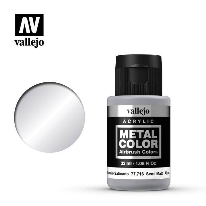 Vallejo Metal Colour - Semi Matt Aluminium