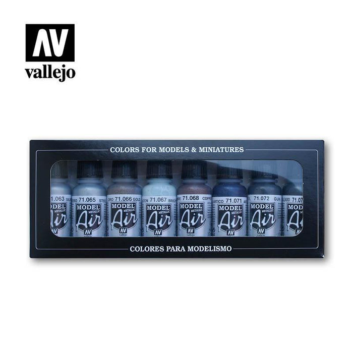 Vallejo Model Air Set - Metallic Colors (8)