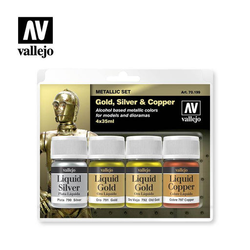 Vallejo Liquid Gold Set