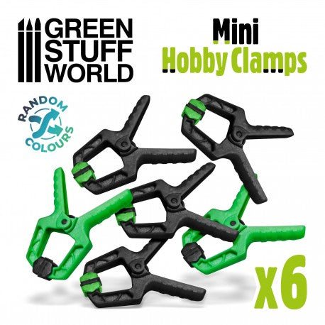 Mini Hobby Clamps - 6 Pack