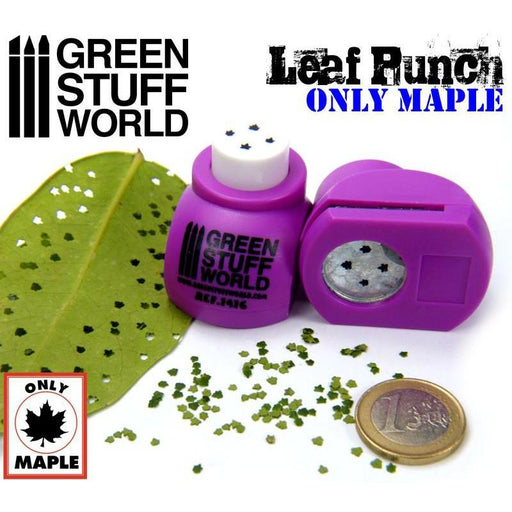 Green Stuff World: Miniature Leaf Punch - MEDIUM PURPLE