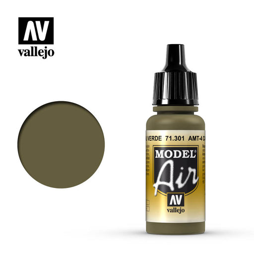 Vallejo Model Air: AMT-4 Camouflage Green - 17ml