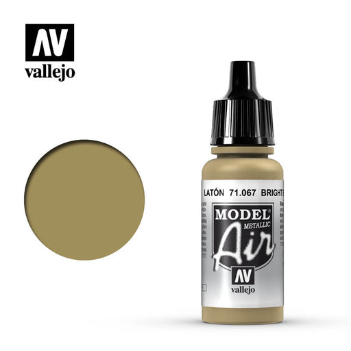Vallejo Model Air: Bright Brass (Metallic) - 17ml