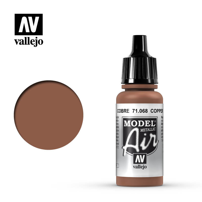Vallejo Model Air: Copper (Metallic) - 17ml