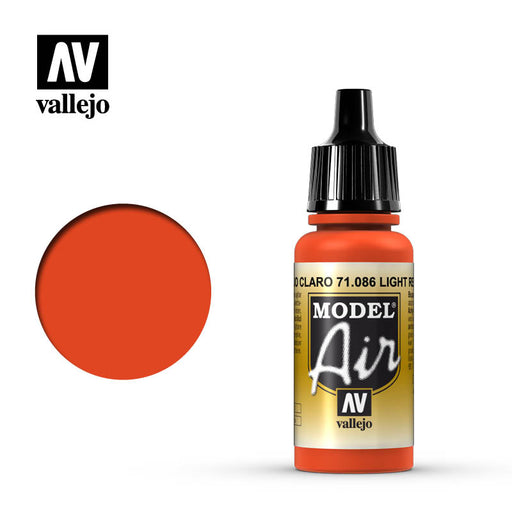 Vallejo Model Air: Light Red - 17ml