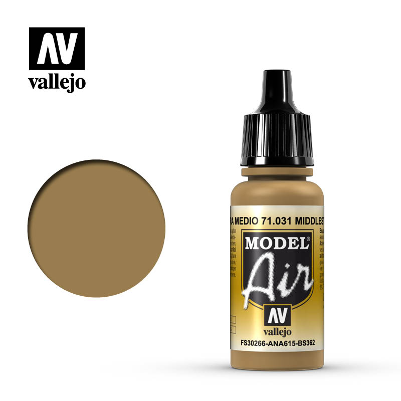 Vallejo Model Air: Middle Stone - 17ml