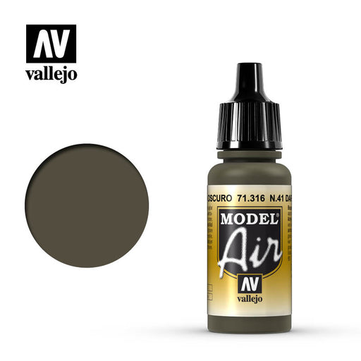 Vallejo Model Air: N. 41 Dark Olive Drab - 17ml