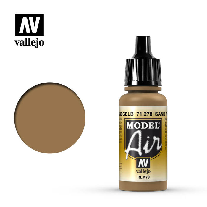 Vallejo Model Air: Sand Yellow RLM79 - 17ml