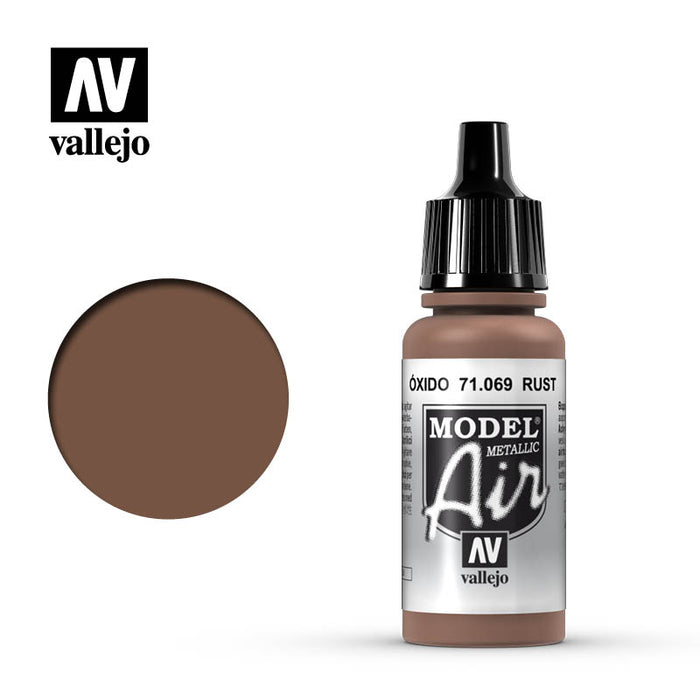 Vallejo Model Air: Rust (Metallic) - 17ml