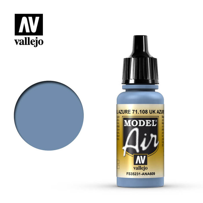 Vallejo Model Air: UK Azure Blue - 17ml