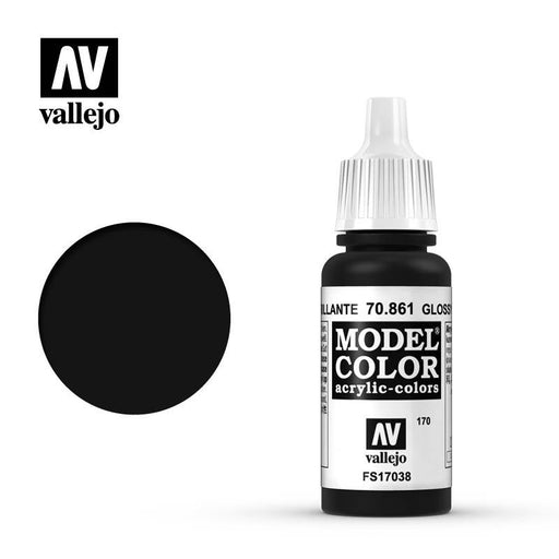 Vallejo Model Color Glossy Black - 17ml