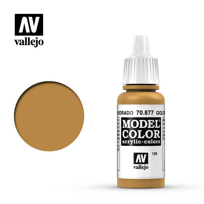 Vallejo Model Color Gold Brown - 17ml