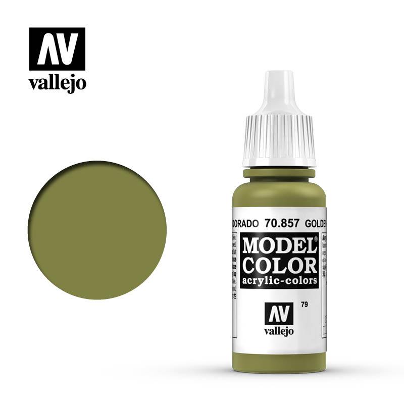 Vallejo Model Color Golden Olive - 17ml