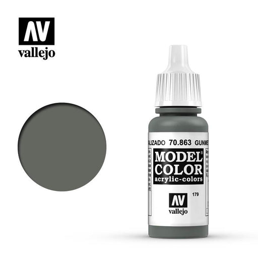 Vallejo Model Color Gunmetal Grey - 17ml