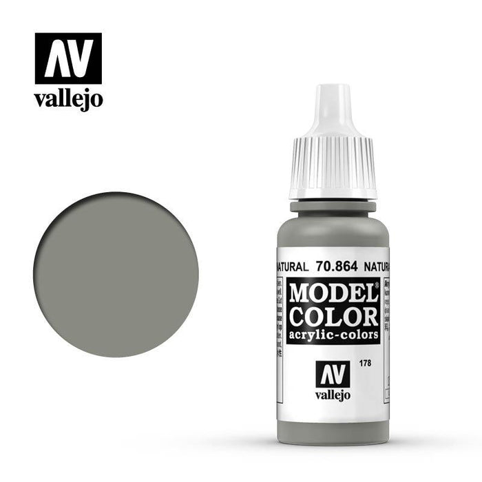 Vallejo Model Color Natural Steel - 17ml