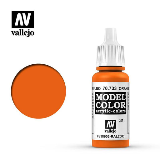 Vallejo Model Color Fluorescent Orange - 17ml