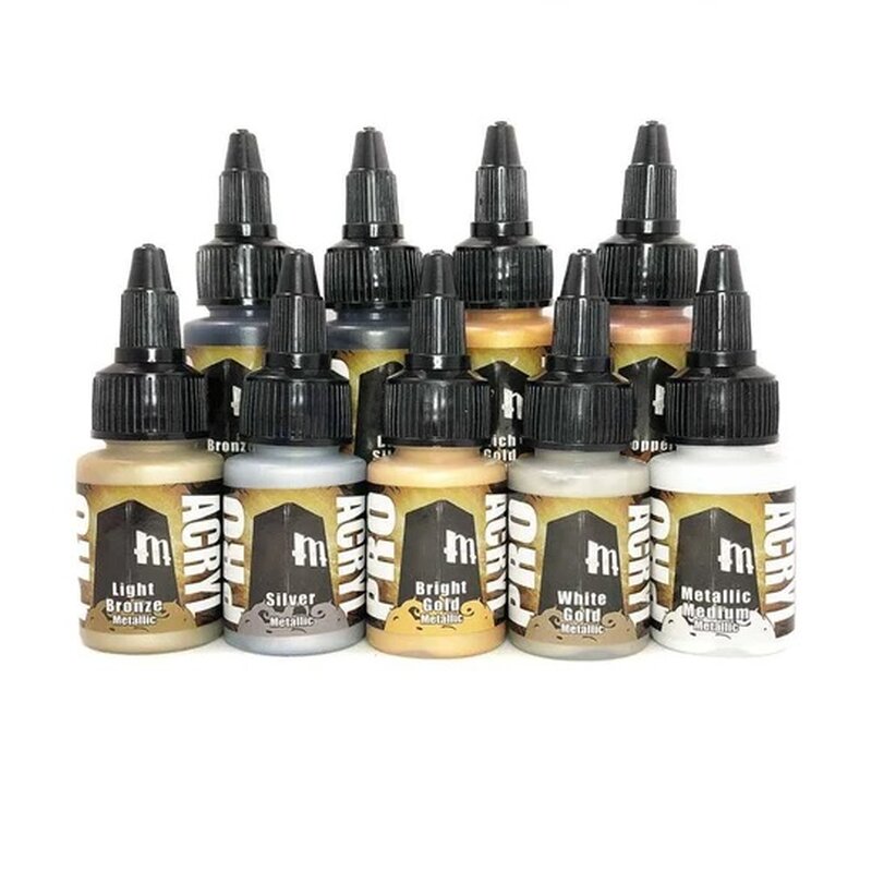 Pro Acryl Metallic Set (9x22mL)