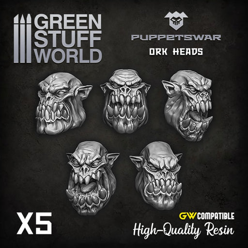 Orc Heads - Resin