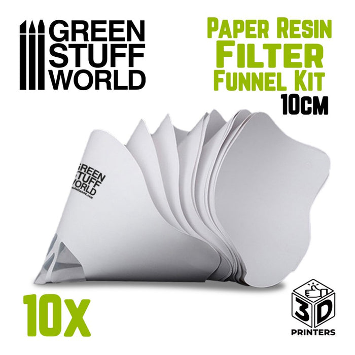 Paper Resin Filter Funnel Kit - 10cm