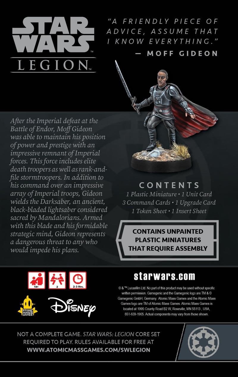 Moff Gideon Commander Expansion