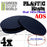 Plastic Bases - Oval 105x70mm Black
