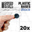 Plastic Bases - Round 28.5 mm Black