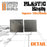Plastic Bases - Square 50x50mm Black