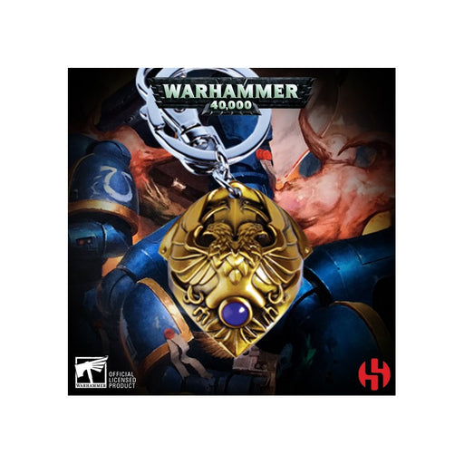 Custodian Shoulder Plate Keychain - Warhammer 40K