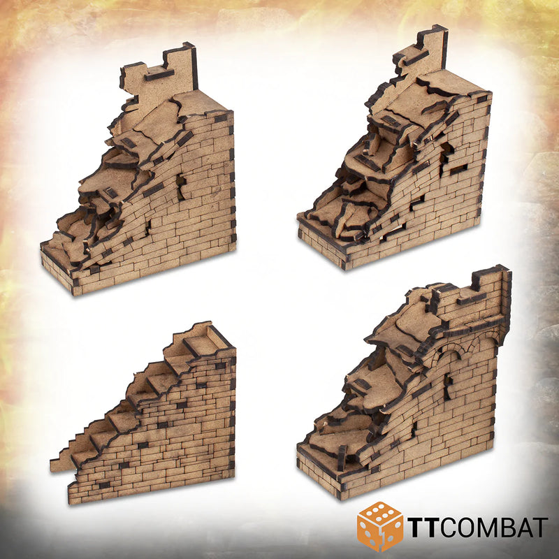 TTCombat - SAVAGE DOMAIN: Ruined Castle Walls