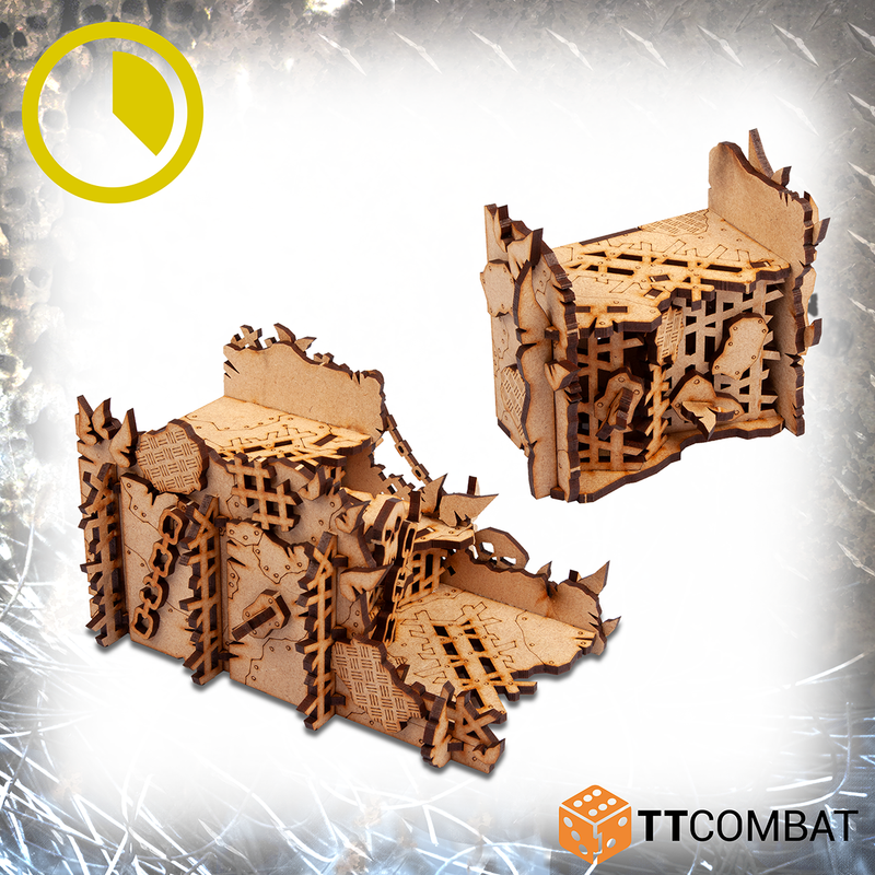 TTCombat - RUINED ORC WALLS, 28MM