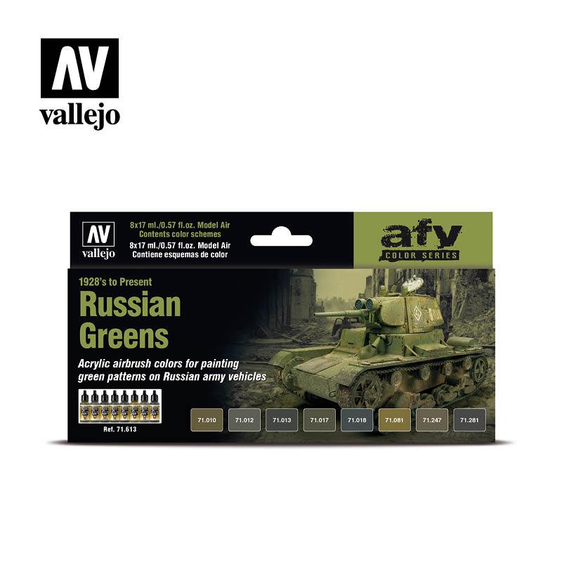 Vallejo: AFV Painting System - Russian Greens (1928’s to Present)