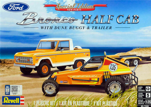 Bronco Half Cab - With Dune Buggy & Trailer