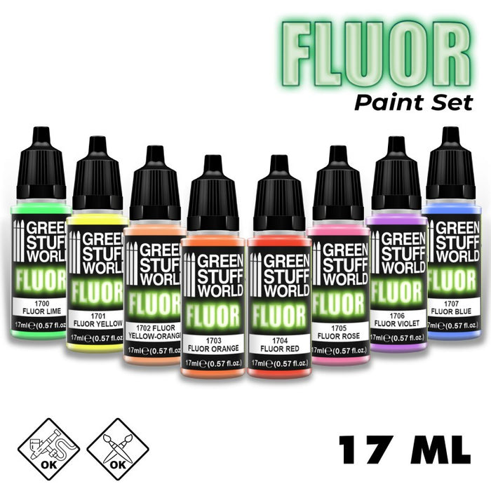 Fluor Paints set