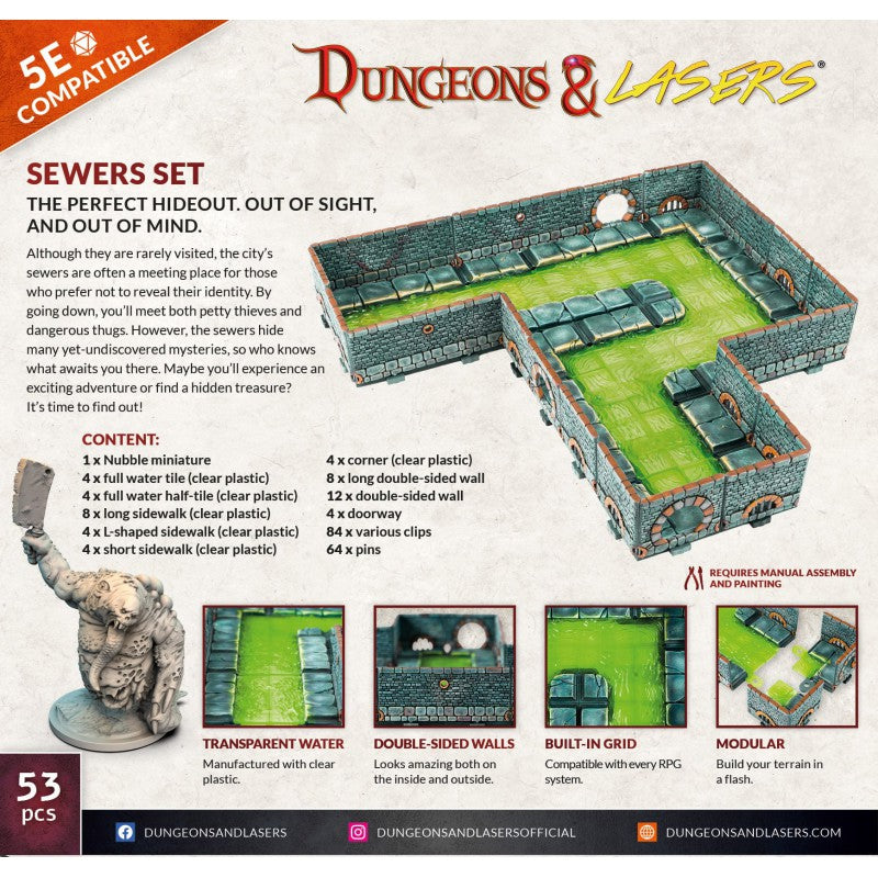 Dungeons & Lasers - Sewers Set