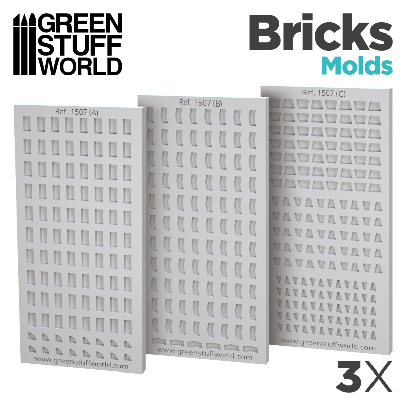 Silicone Molds - Bricks