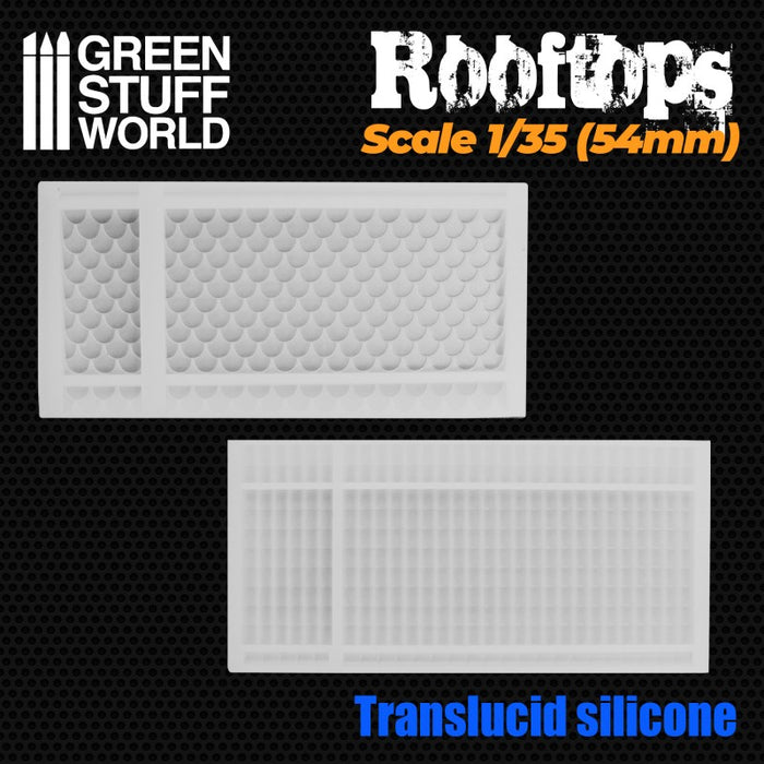 Silicone Moulds - Rooftops 1/35 (54mm)