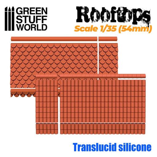 Silicone Moulds - Rooftops 1/35 (54mm)
