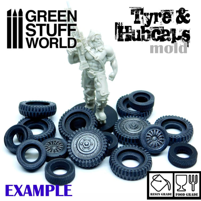 Silicone Moulds - Tyres & Hubcaps