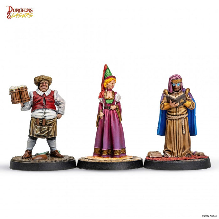 Dungeons & Lasers - Townsfolk Miniature Pack