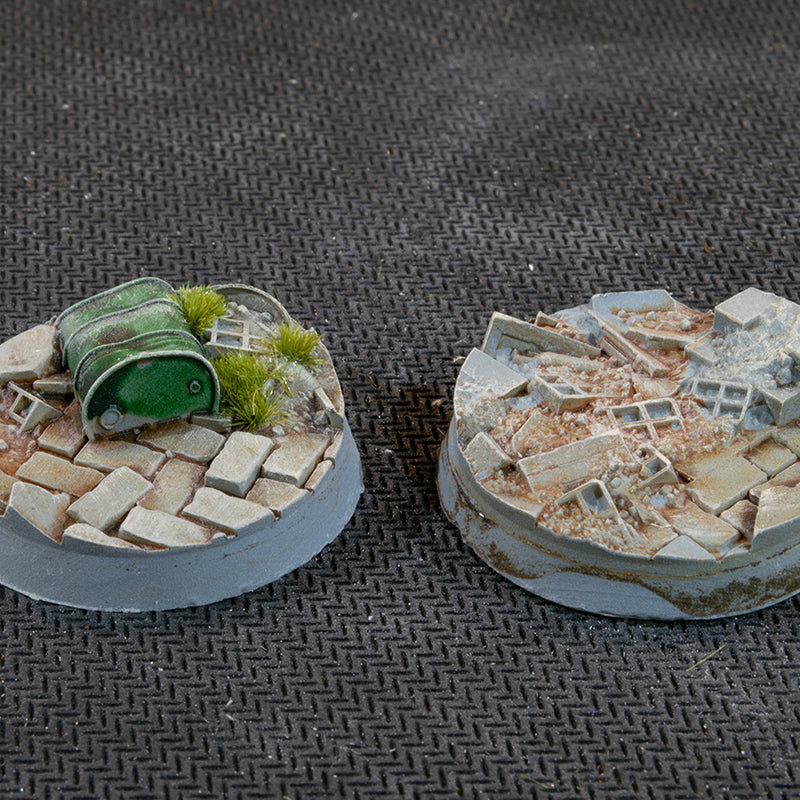 GamersGrass Urban Warfare Bases - x8 Round 32mm