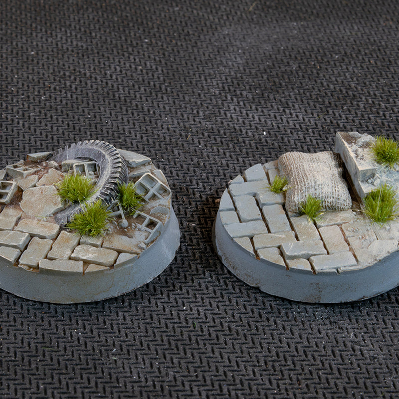 GamersGrass Urban Warfare Bases - x8 Round 32mm