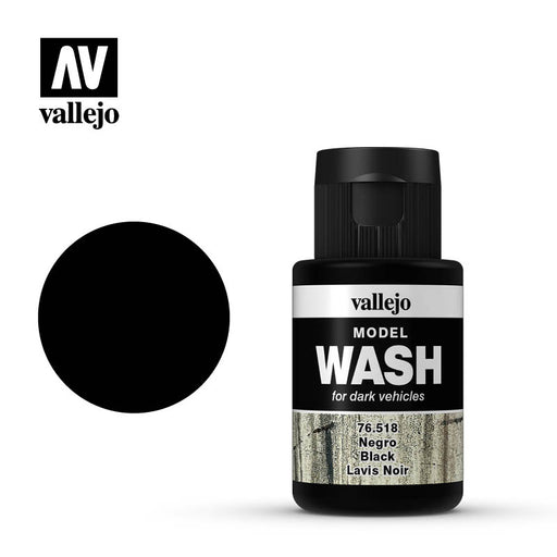 Vallejo Model Wash: Black - 35ml