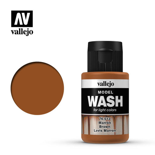 Vallejo Model Wash: Brown - 35ml