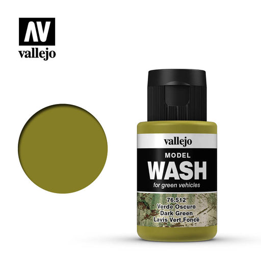 Vallejo Model Wash: Dark Green - 35ml